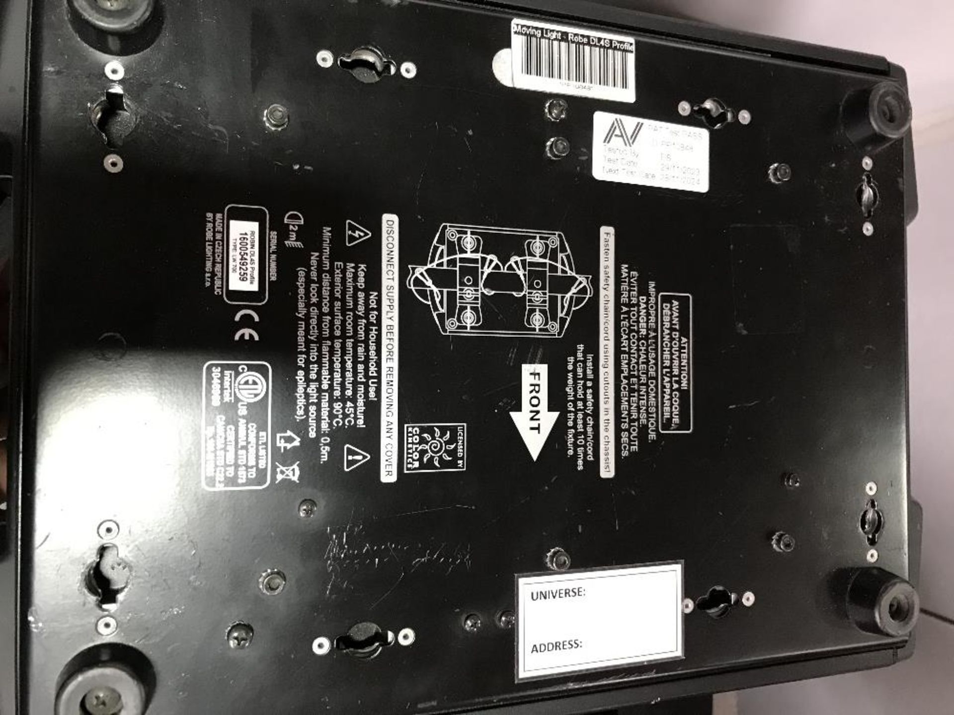 (2) Robe Robin DL4S Profile Moving Lights With Heavy Duty Flight Case To Include - Image 8 of 14