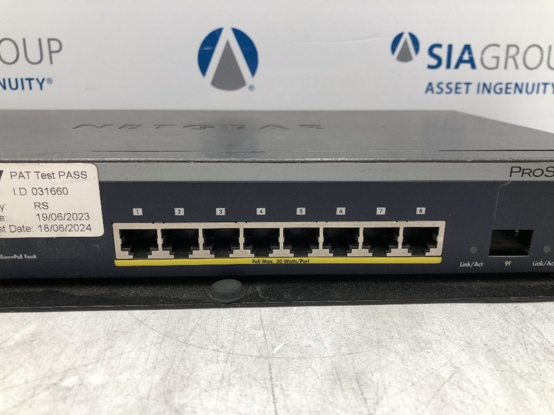 Netgear GS510TP Rack Mounted 8 Port Gigabit PoE+ Network Switch - Image 2 of 3