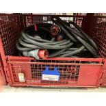 Large Quantity of 10M 125amp 3ph Cable M-F with Steel Fabricated Stillage