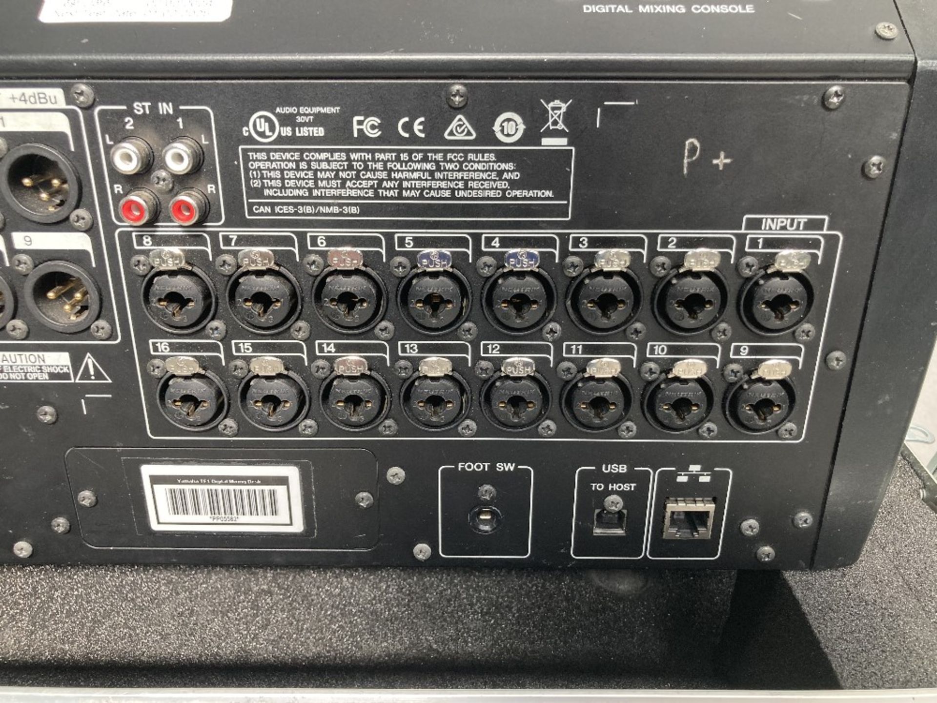 Yamaha TF1 Digital Mixing Console & Heavy Duty Flight Case - Image 6 of 10