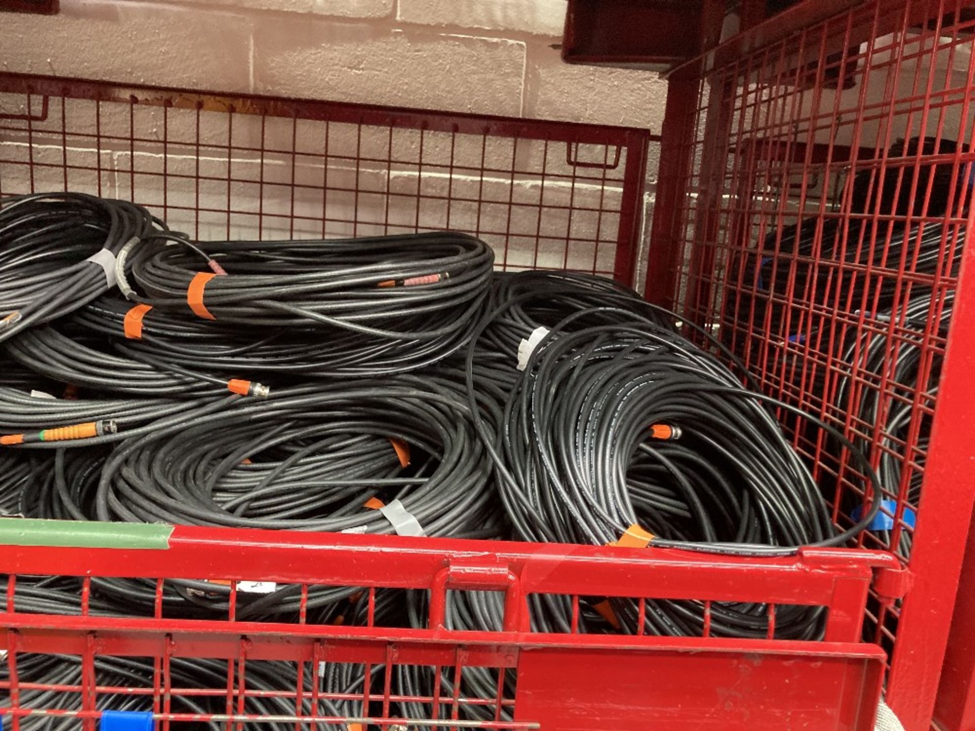 Large Quantity of 30m BNC Cable with Steel Fabricated Stillage - Image 3 of 4