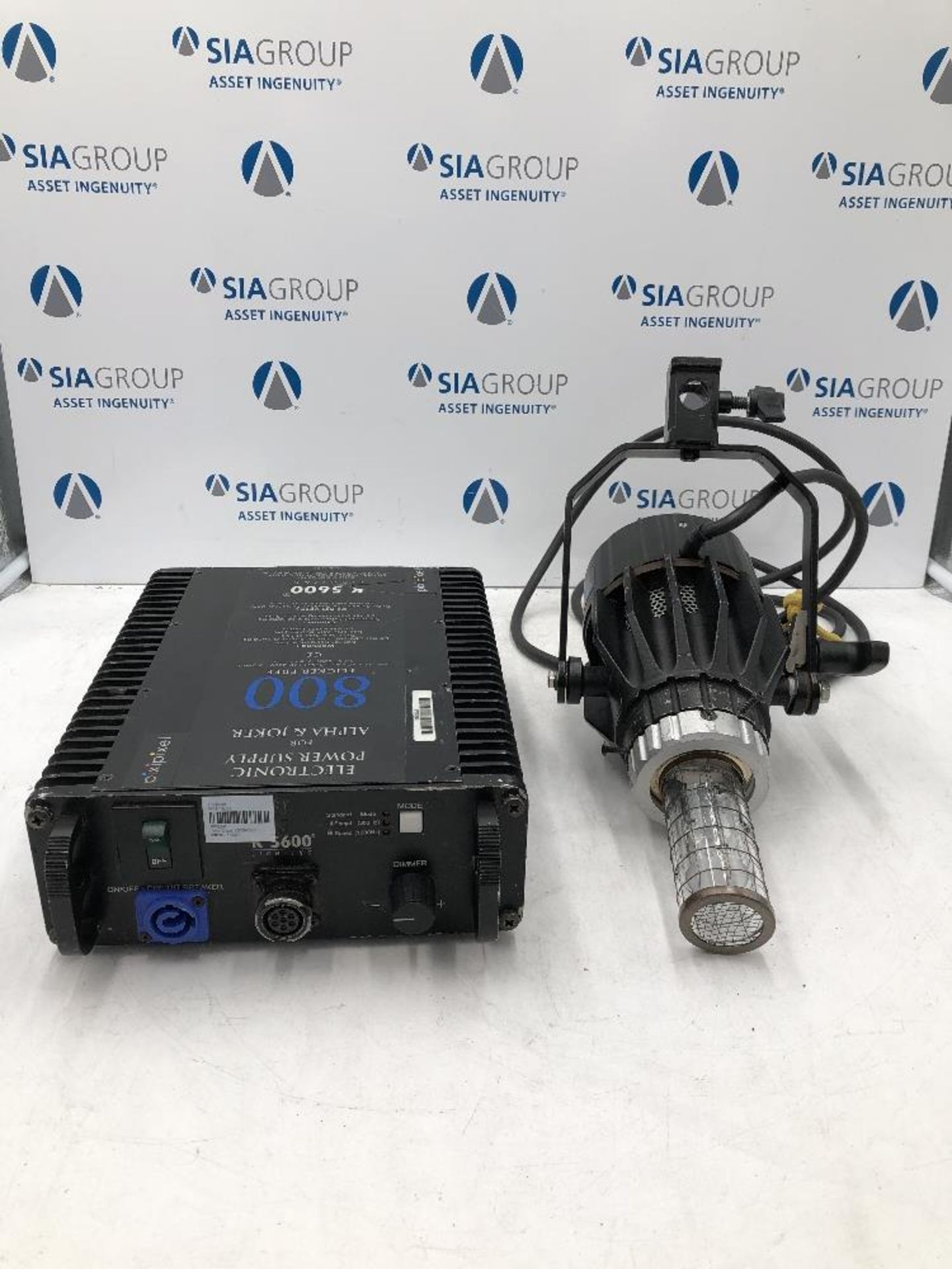 Arri Compact 1200 L1.75790.D 12000w HMI Head With Arri 6/12EB Universal electric ballast