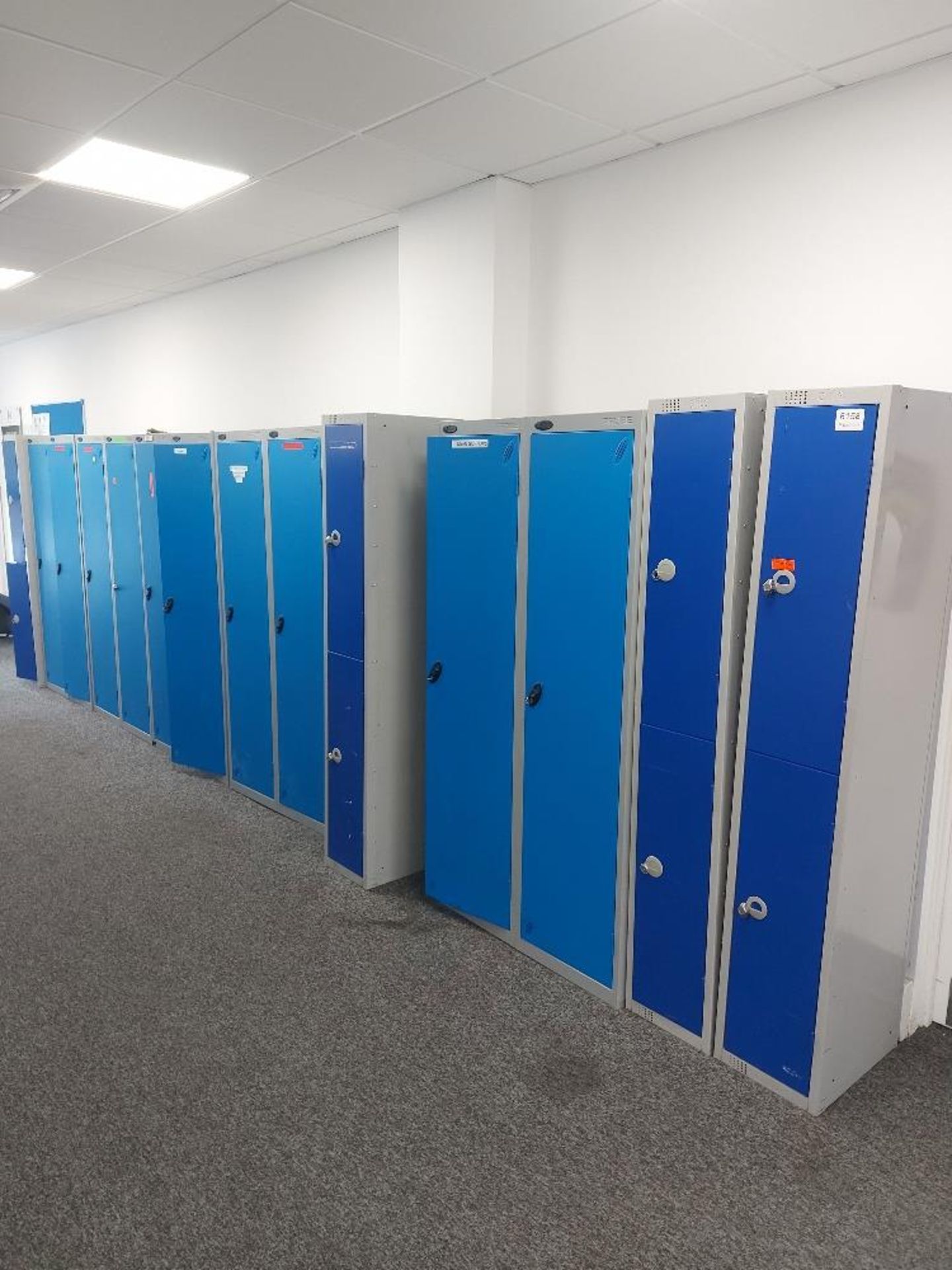 Quantity of Lockers & Storage Cupboards