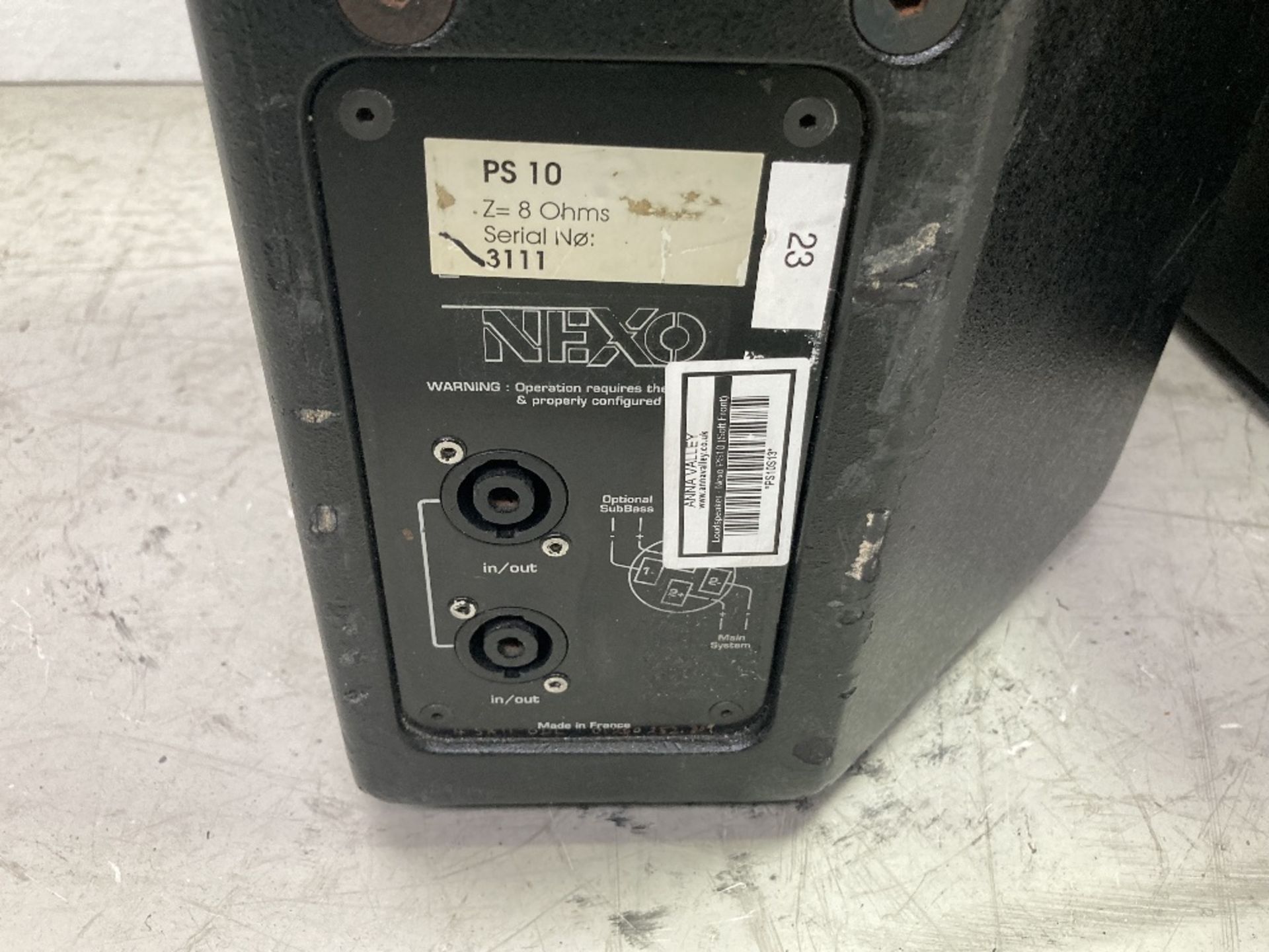 (2) Nexo PS10 Loudspeakers, Foam Front & Heavy Duty Mobile Flight Case - Image 3 of 6