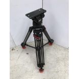 Sachtler V18 S1 Carbon Fibre Medium Camera Tripod With Fluid Head And Sachtler Carry Bag