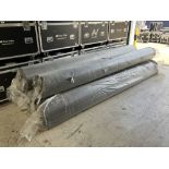 (4) Rolls of 30m x 4m and (1) Roll of 30 x 2m Upholstered Carpet