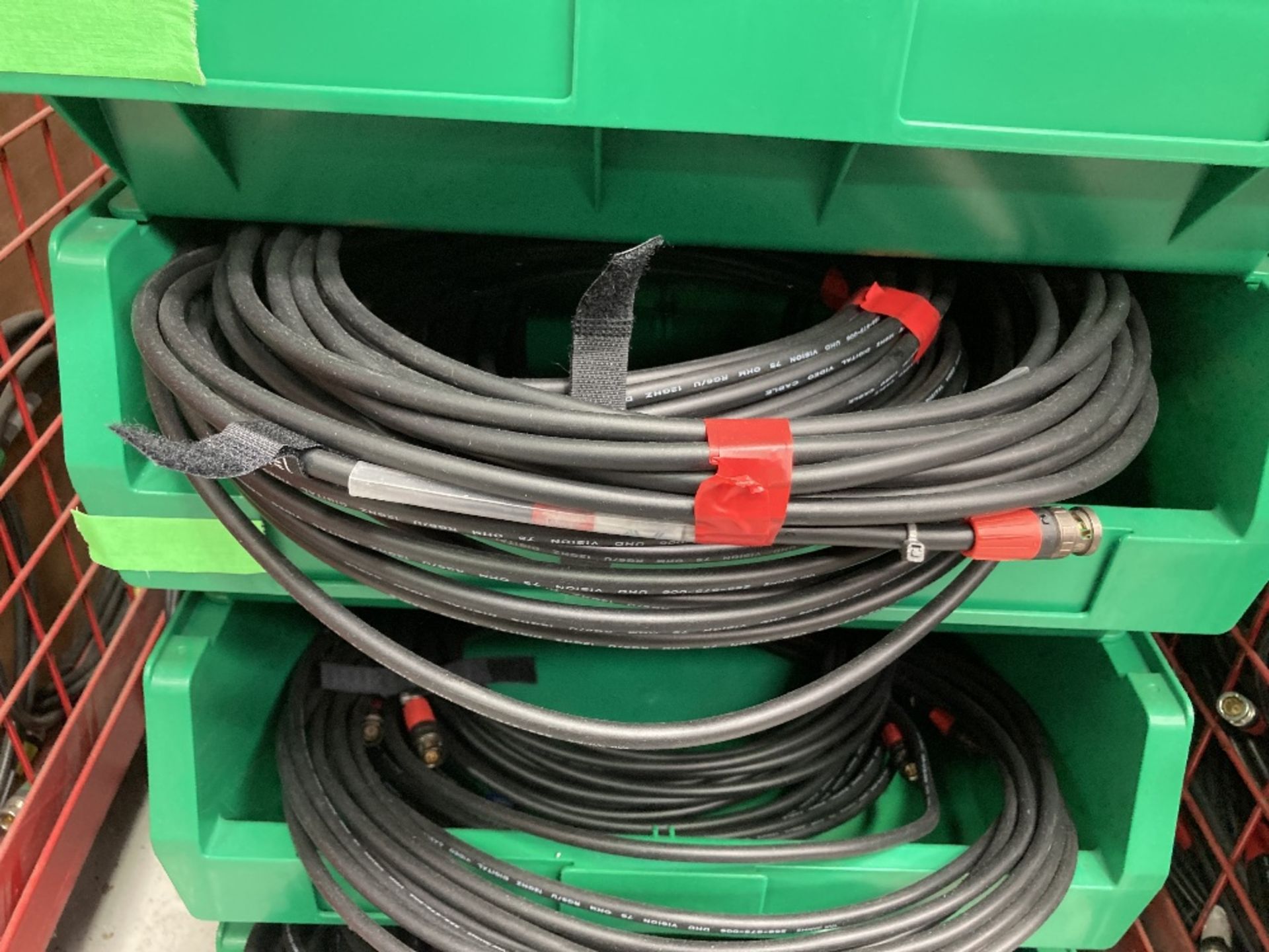 Large Quantity Of 12E BNC 1m, 5m, 10m, 20m Cable With Steel Fabricated Stillage - Image 3 of 5