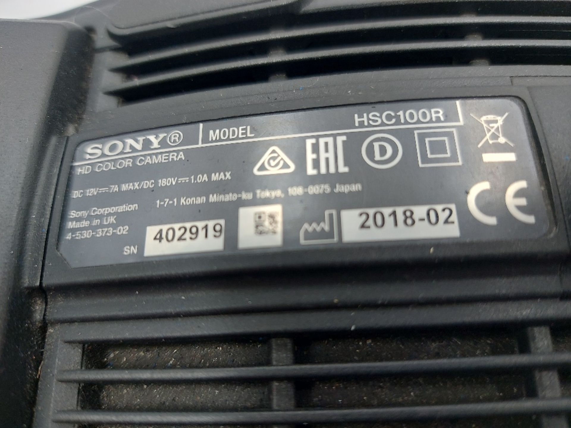 Sony HSC-100R Camera Kit - Image 6 of 12