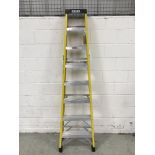 Excel 8 Rung Fiberglass Stepladder