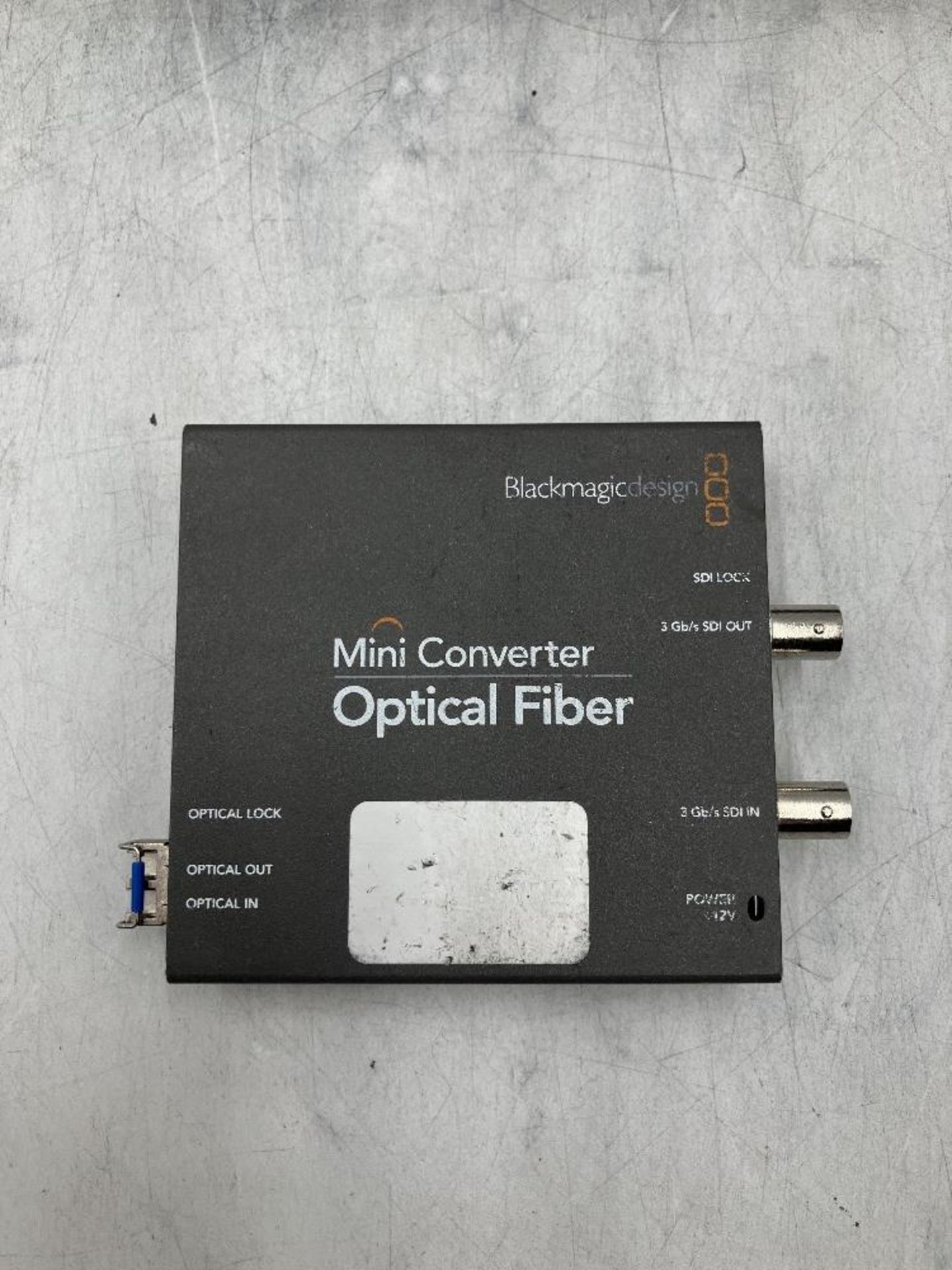 Blackmagic Mini Optical Fibre to SDI Bidirectional Converter With Power Cable & Plastic Carry Case - Bild 4 aus 5
