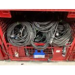 Large Quantity of 20m 16amp Cable M-F with Steel Fabricated Stillage