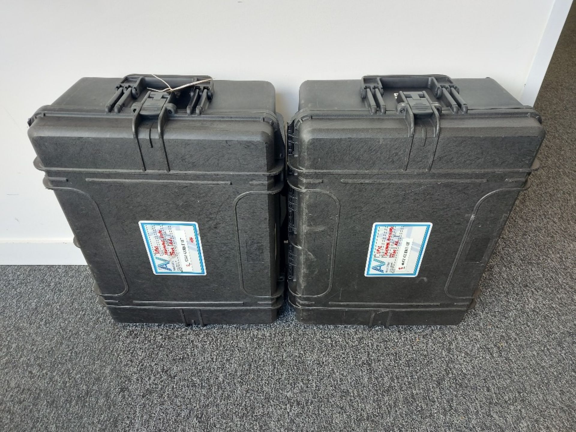 (2) Mobile Flight Cases