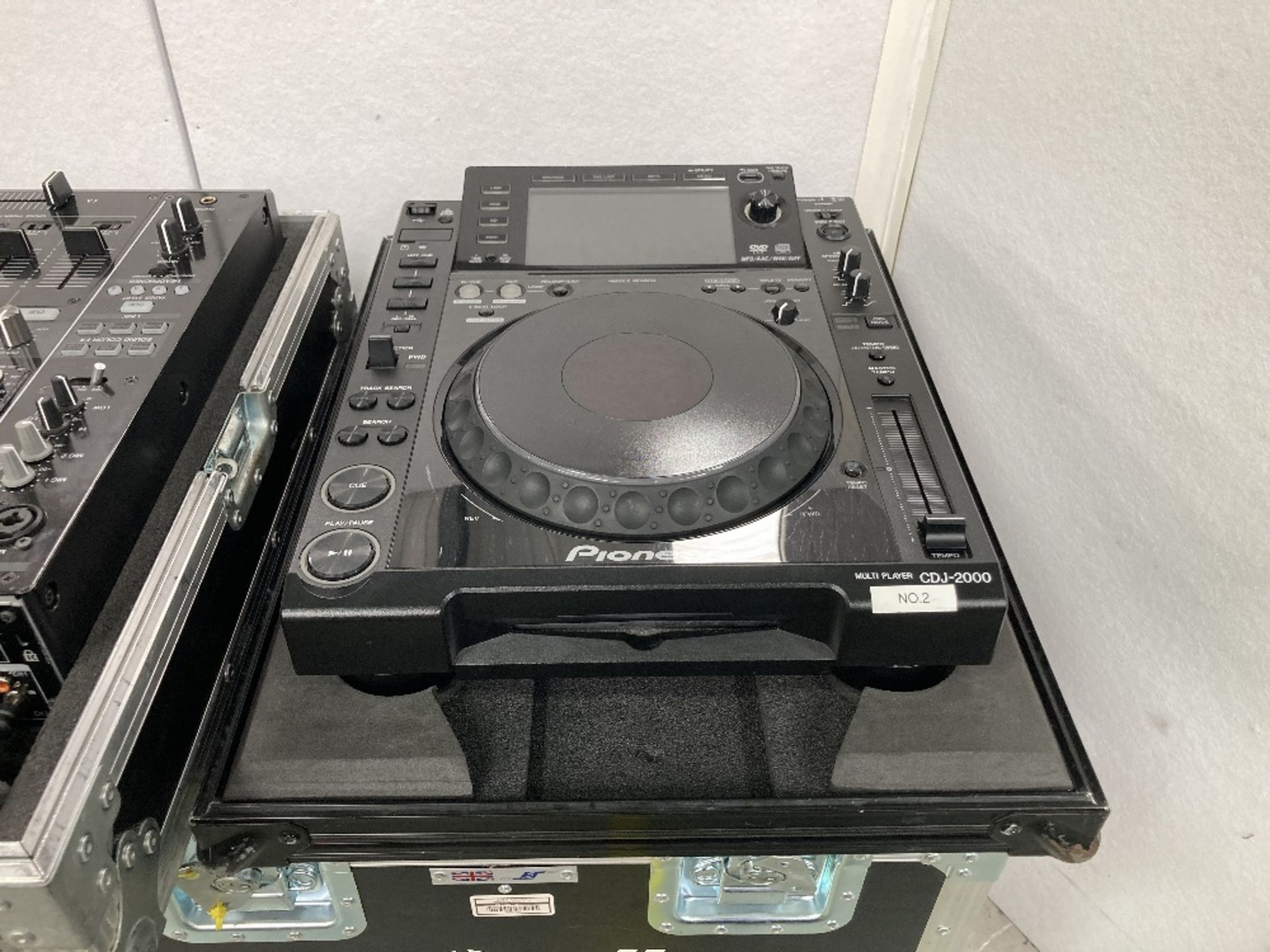 (2) Pioneer CDJ-2000NXS Nexus DJ Decks, Pioneer DJM-900 Nexus DJ Mixer & Heavy Duty Flight Cases - Image 7 of 9