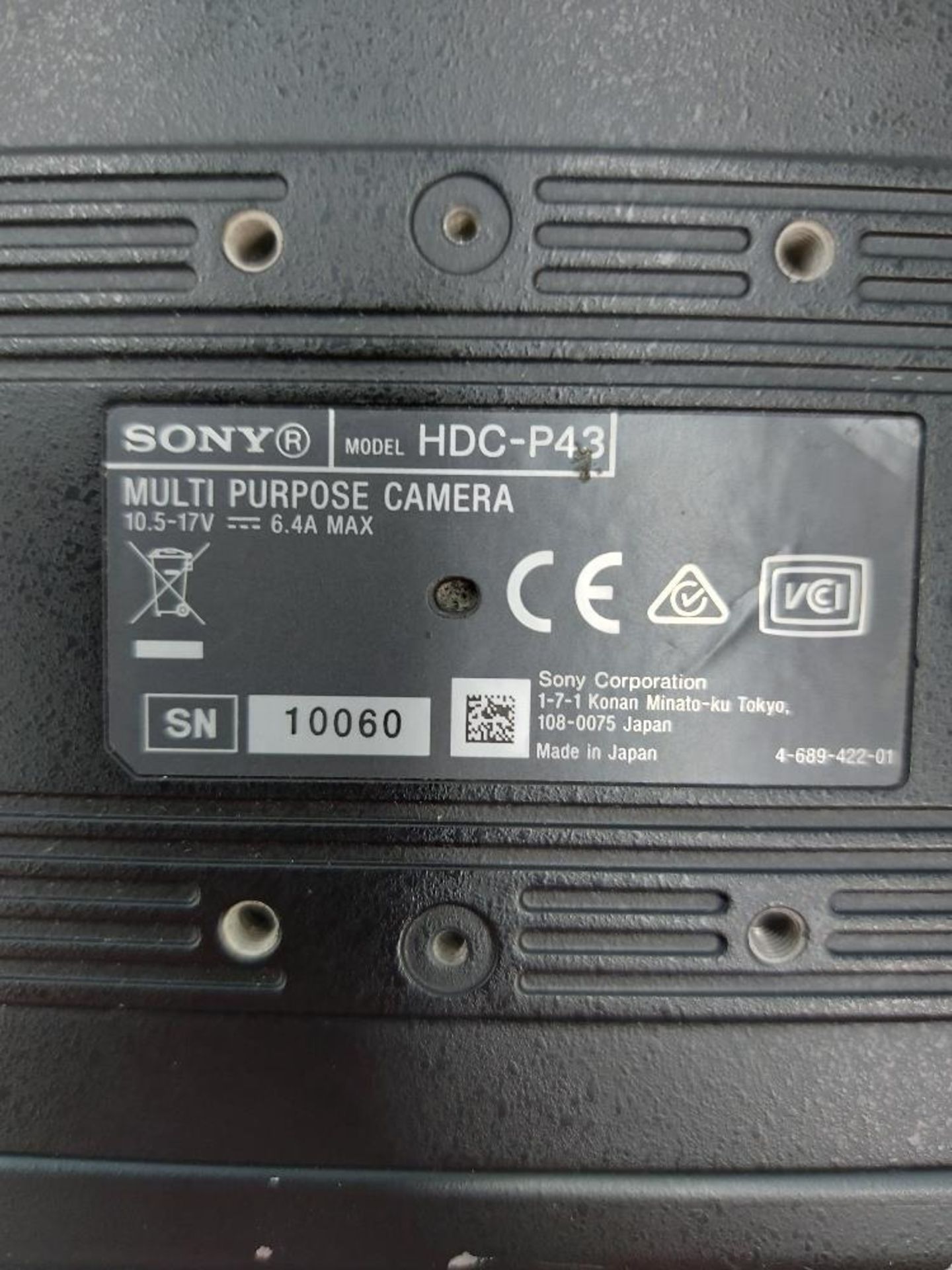 Sony HDC-P43 4K/HD POV Camera Kit - Image 7 of 11
