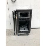 22U Shock Mount Mobile Rack With Integrated System To Include