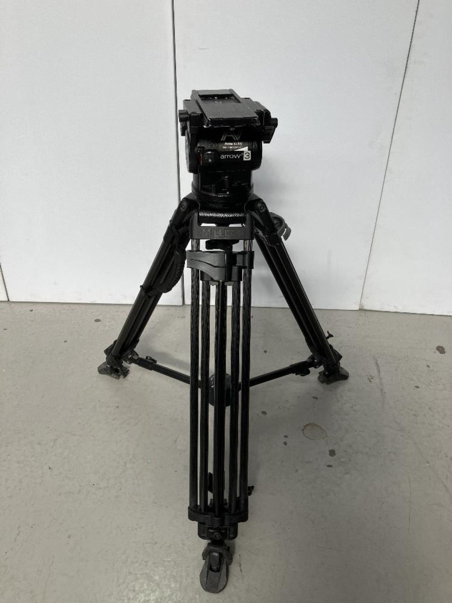 Miller Arrow 3X Tripod Head System with Extendable Carbon Fibre Legs