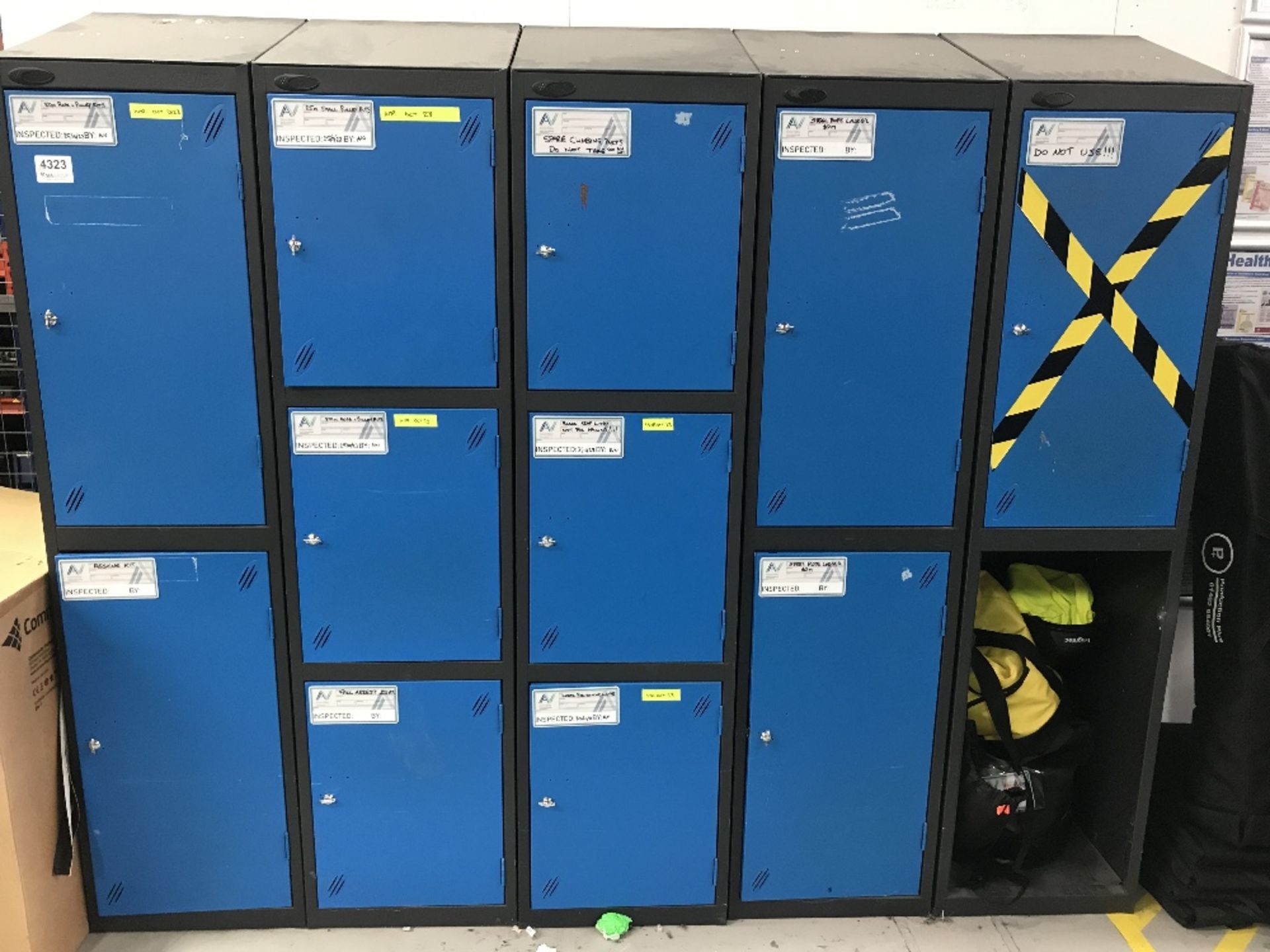 Rigging Lockers and Contents
