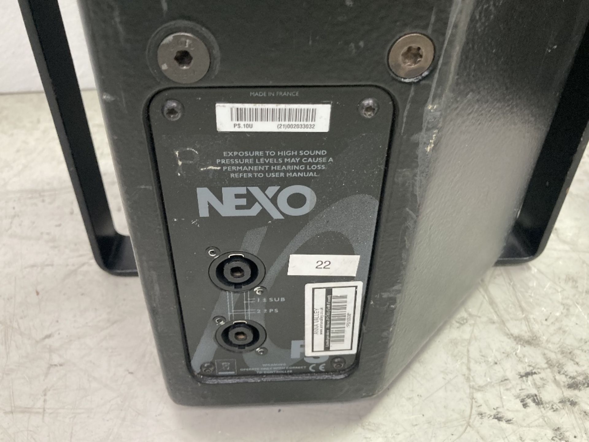 (2) Nexo PS10 Loudspeakers, Foam Front, Flying Frame & Heavy Duty Mobile Flight Case - Image 3 of 6