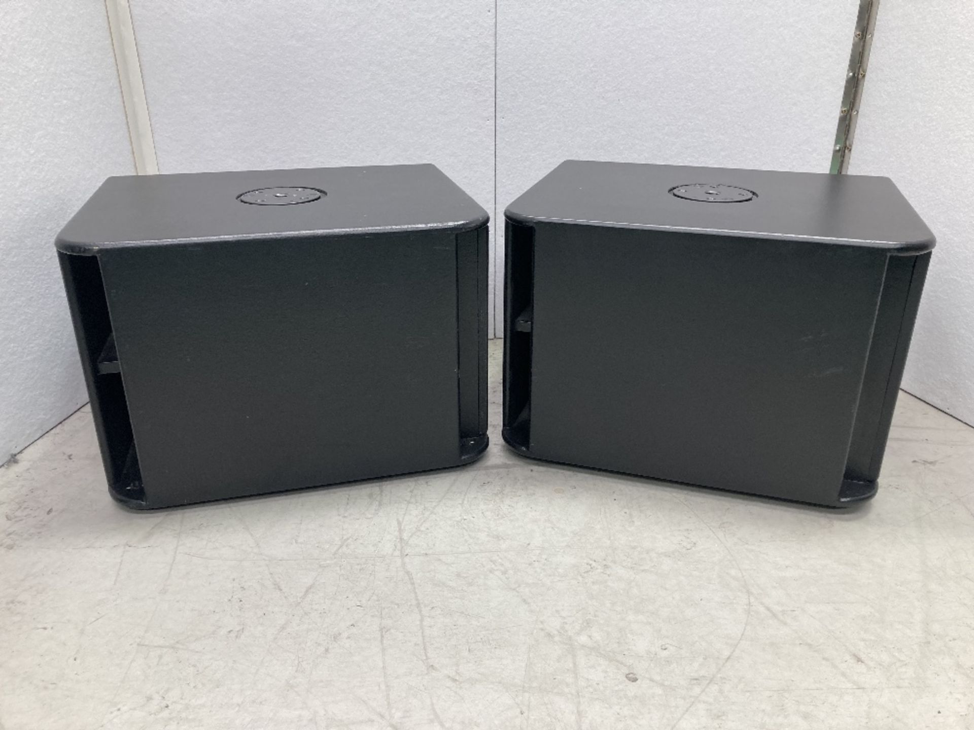 (2) Nexo LS400 Subwoofers & Heavy Duty Mobile Flight Case