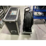 Neutrik 12-Way 140m Fibre Cable Reel With Heavy Duty Flight Case