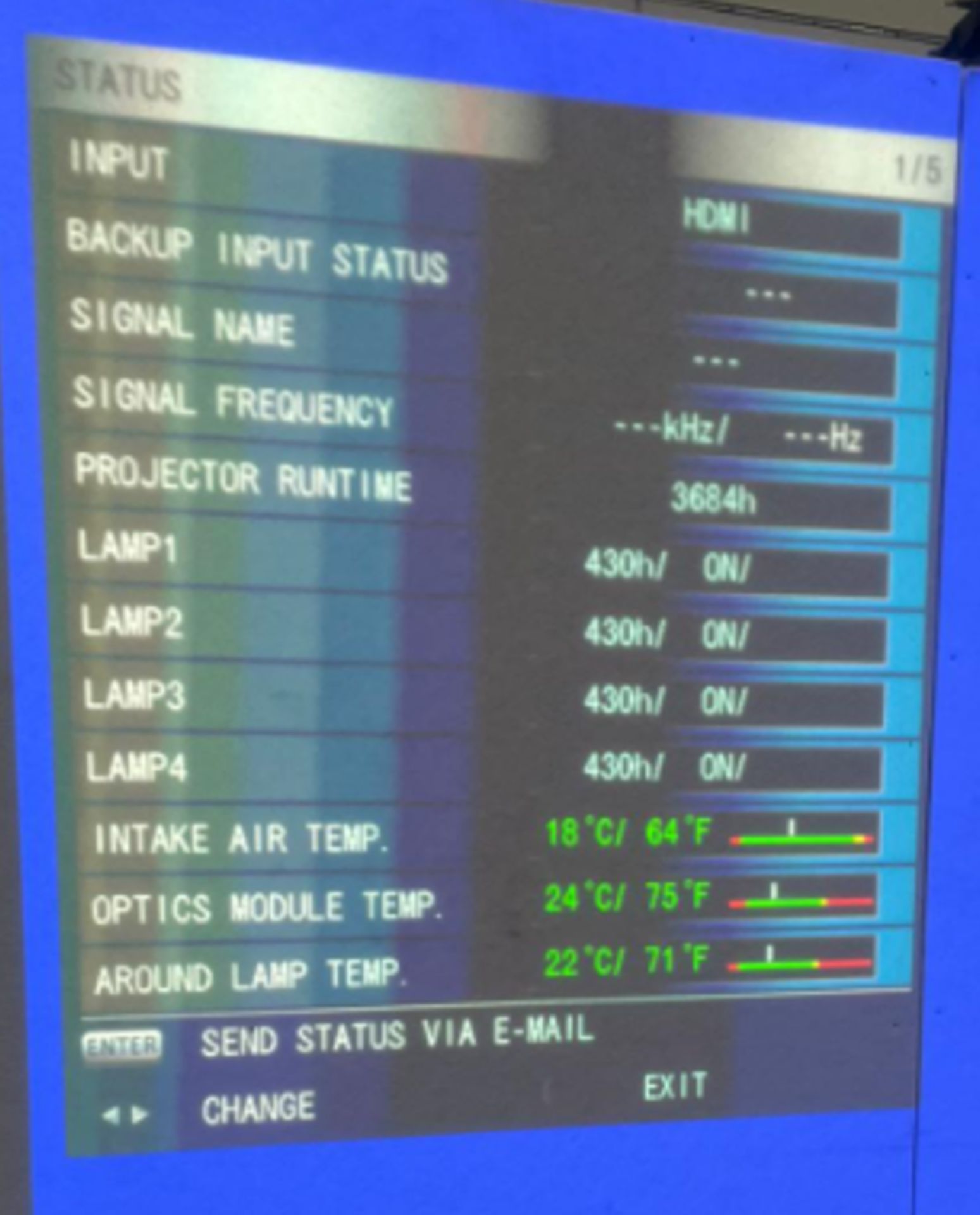 Panasonic DZ21K (3-Chip) 21K Lamp Projector - Image 12 of 12