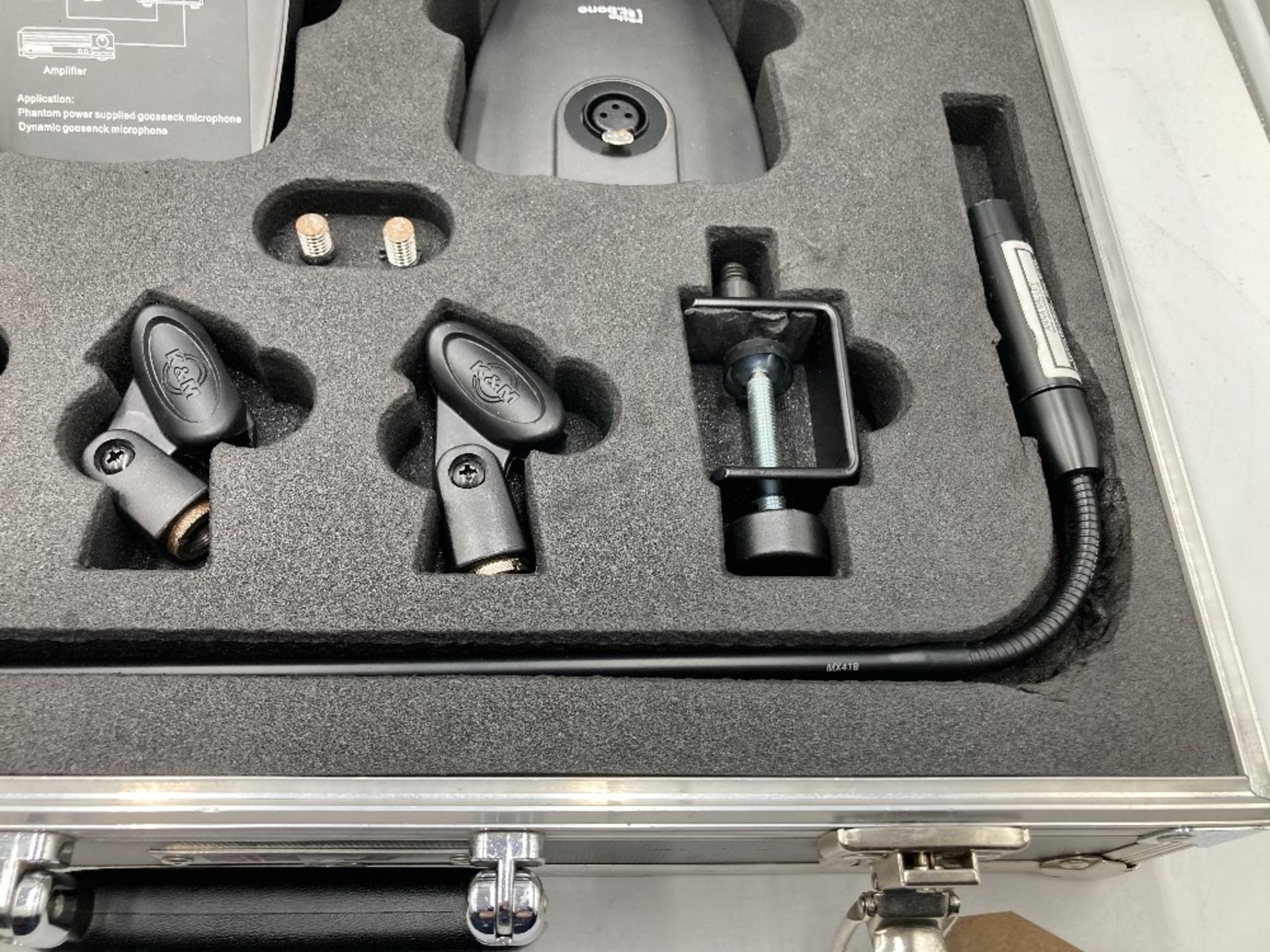 Shure MX418 Lecturn Kit & Heavy Duty Case - Image 4 of 9