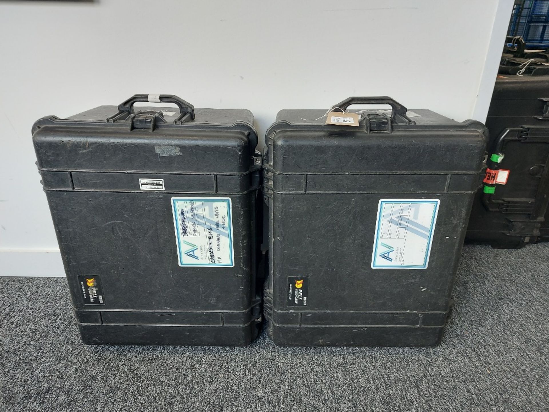 (2) Peli 1620 Mobile Flight Cases