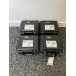 (4) Peli 1300 Flight Cases