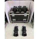 (5) Robe Perfect 150 LED Light with Heavy Duty Flight Case to Include
