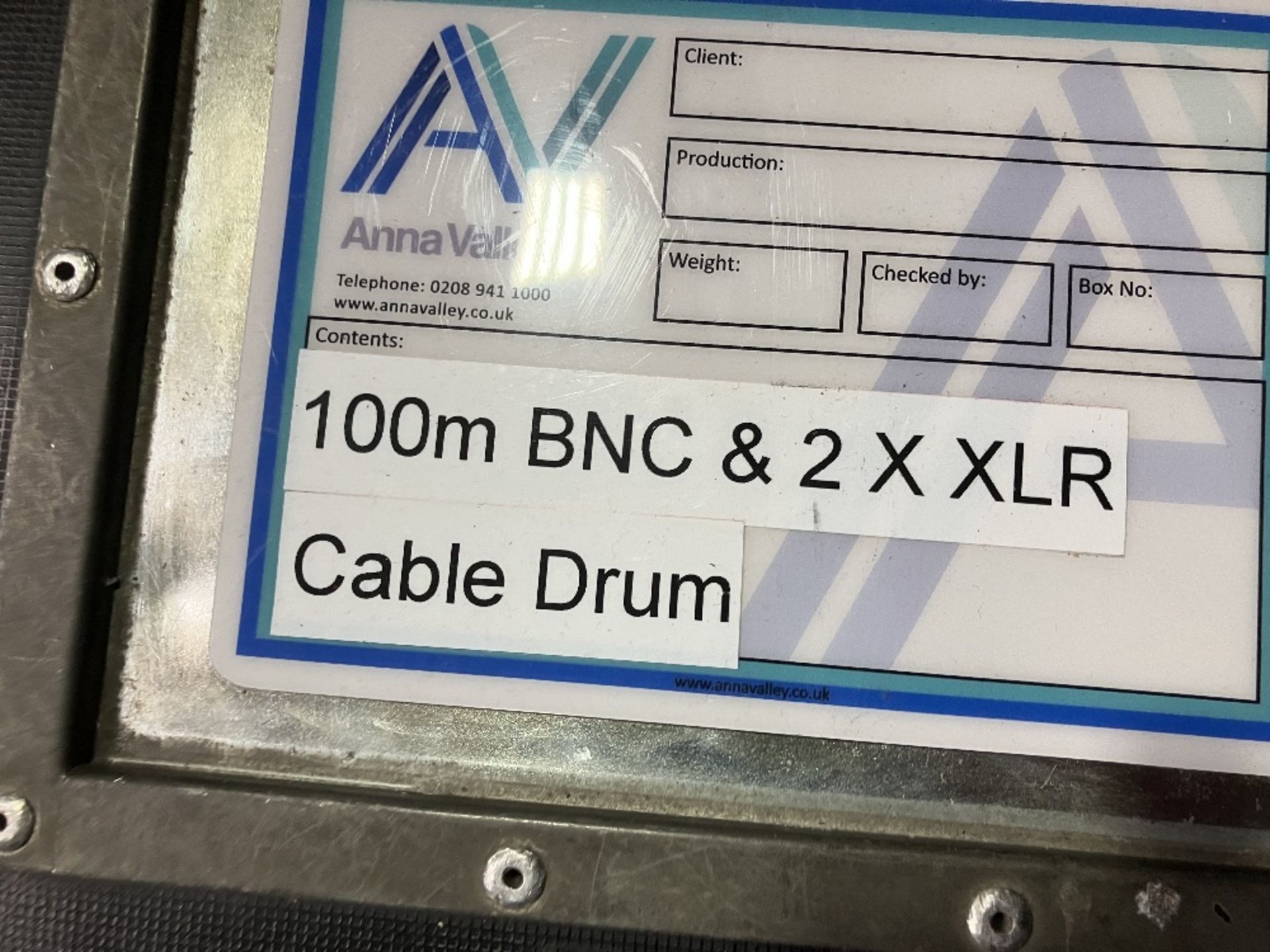 100m Bnc & (2) XLR Cables With Heavy Duty Mobile Flight Case - Image 10 of 10