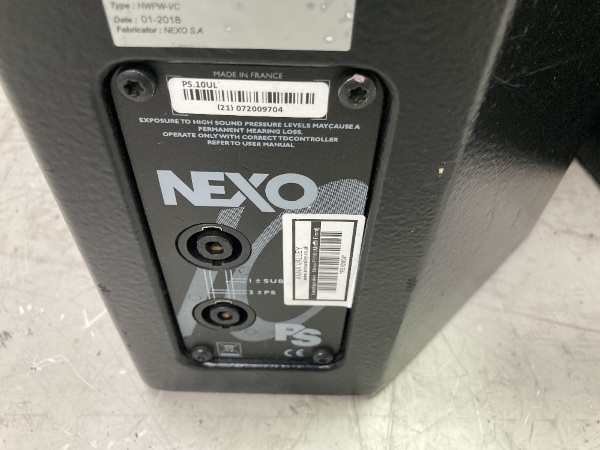 (2) Nexo PS10 Loudspeakers, Metal Front & Heavy Duty Mobile Flight Case - Image 3 of 6