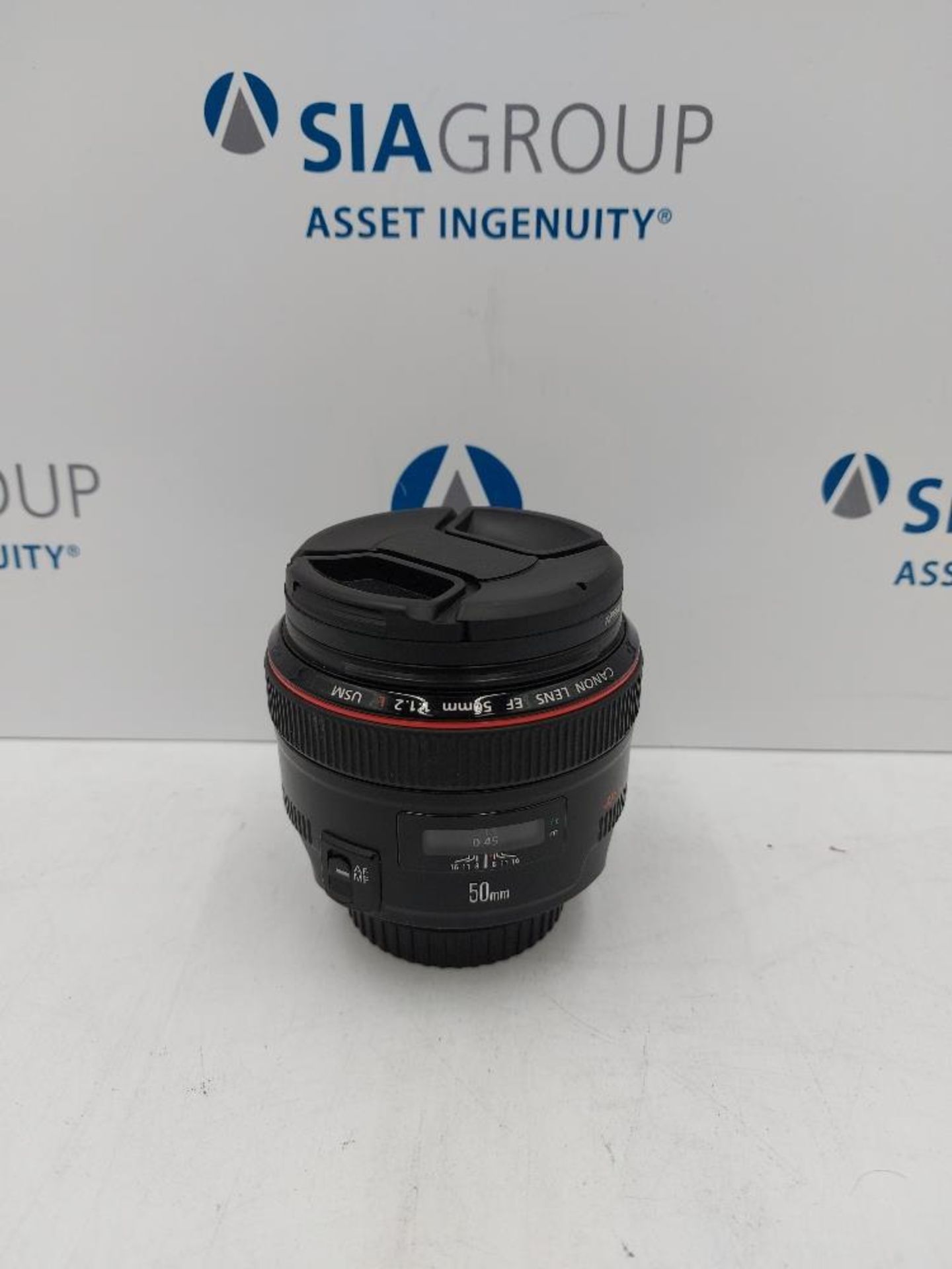 Canon EF 50mm 1:1.2 L USM Lens & Canon ES-78 Lens Hood