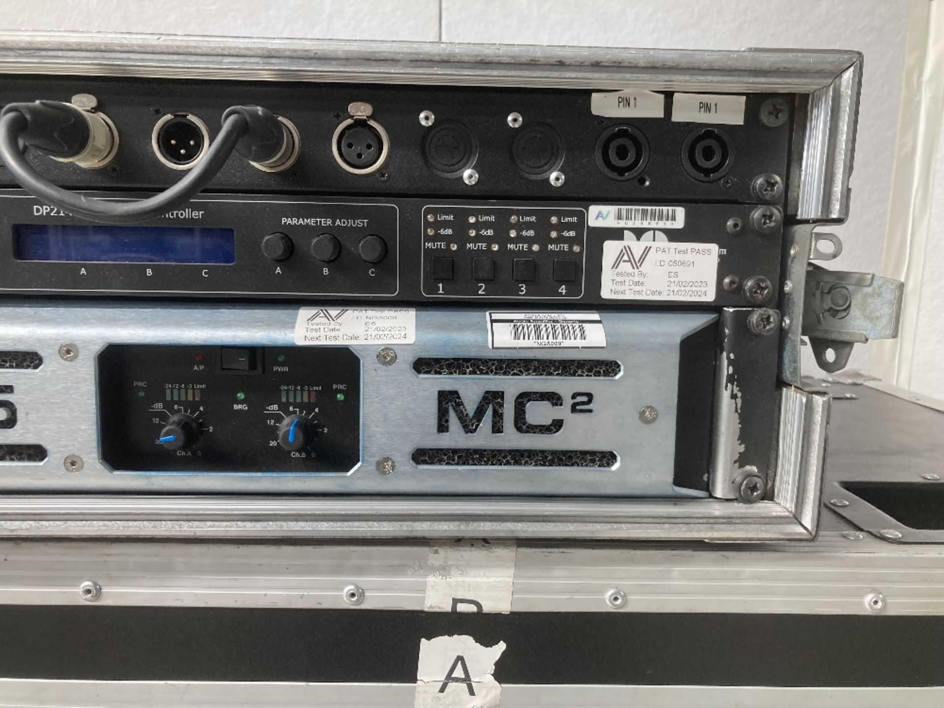 Logic Systems DP2140 Speaker Control Processor & Heavy Duty Flight Case To Include - Image 3 of 8