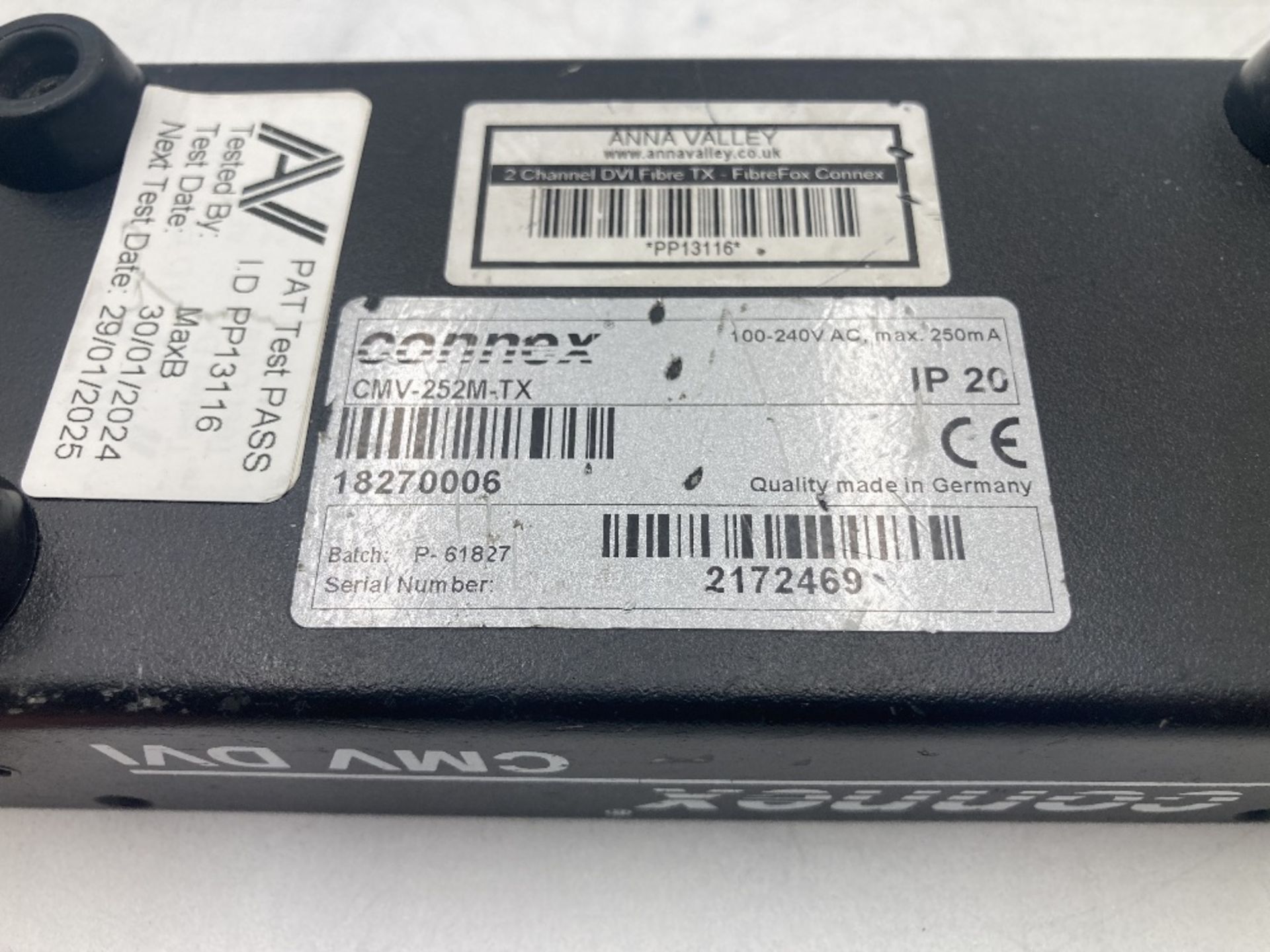 (3) Connex CMV 252-RX (EBC 1500) 2-Channel Receivers & Connex CMV DVI Transmitter With Peli Case - Image 8 of 10