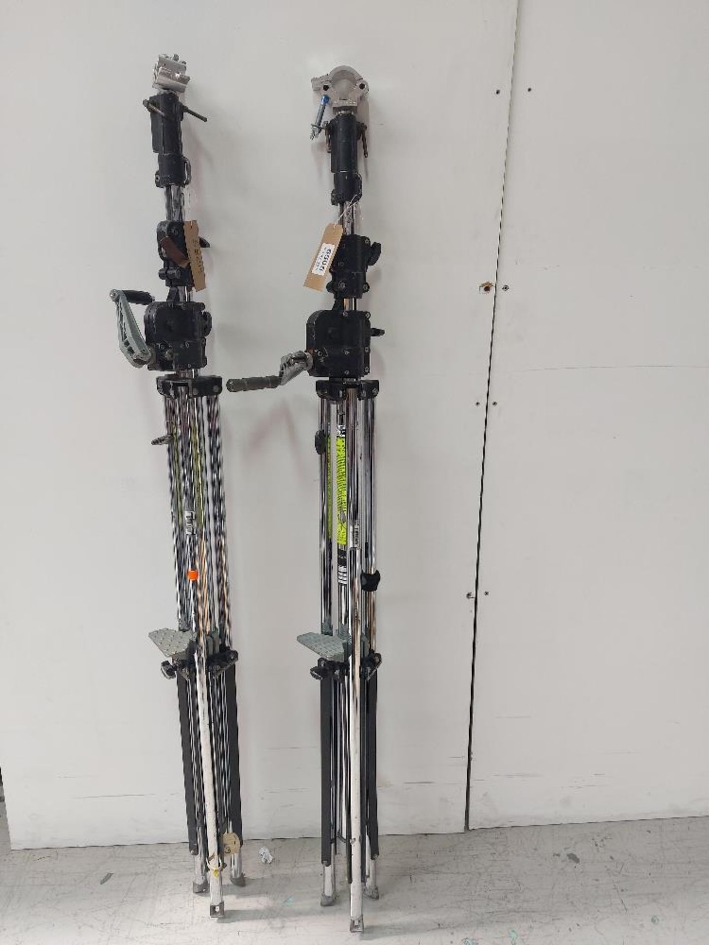 (2) Manfrotto 3.5m 30kg Wind-Up stands