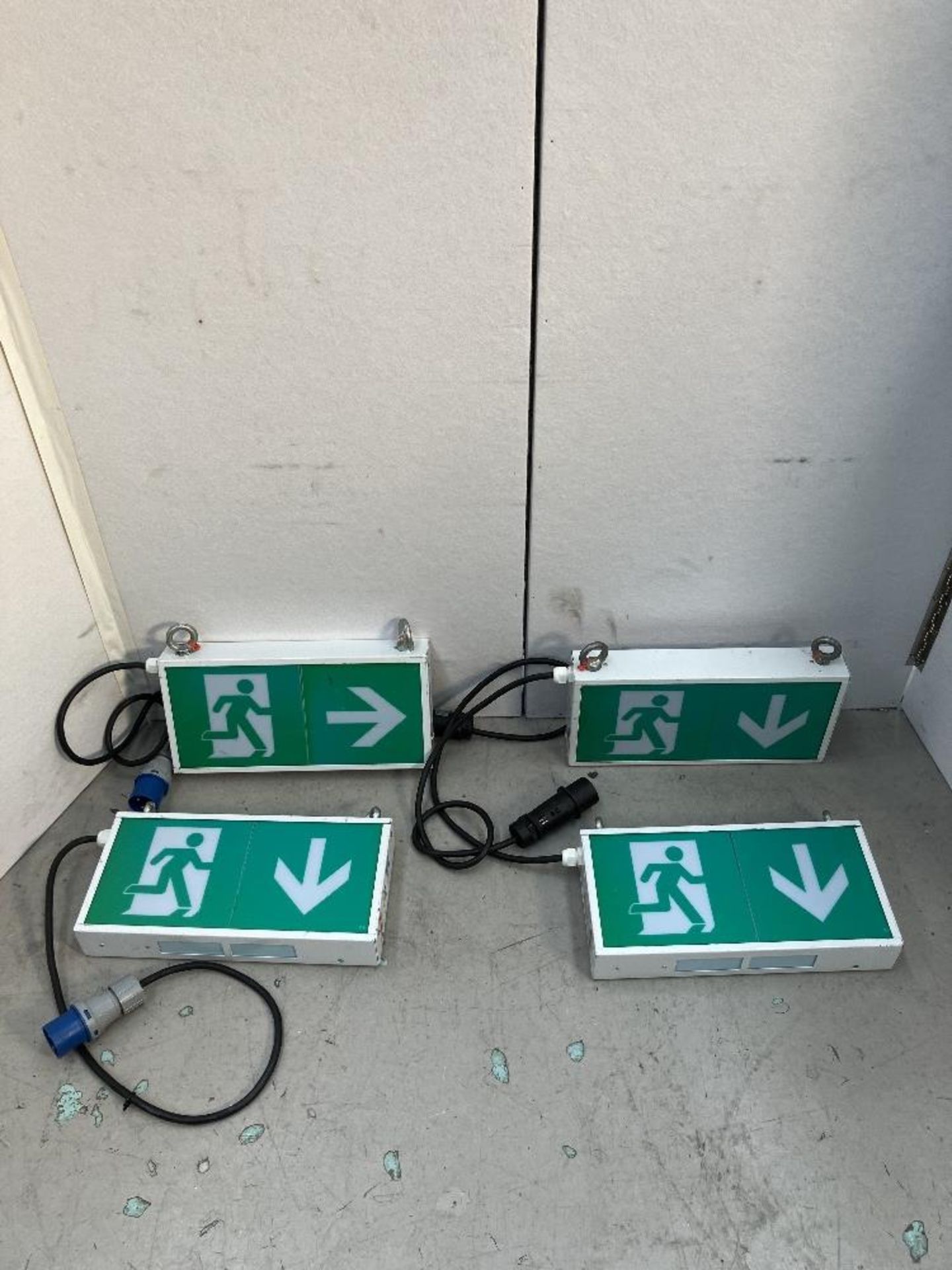 (4) LED Emergency Exit Boxes