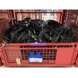 Large Quantity of 20m XLR3 Cable with Steel Fabricated Stillage