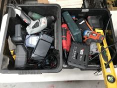 Quantity of Various Tools & Chargers