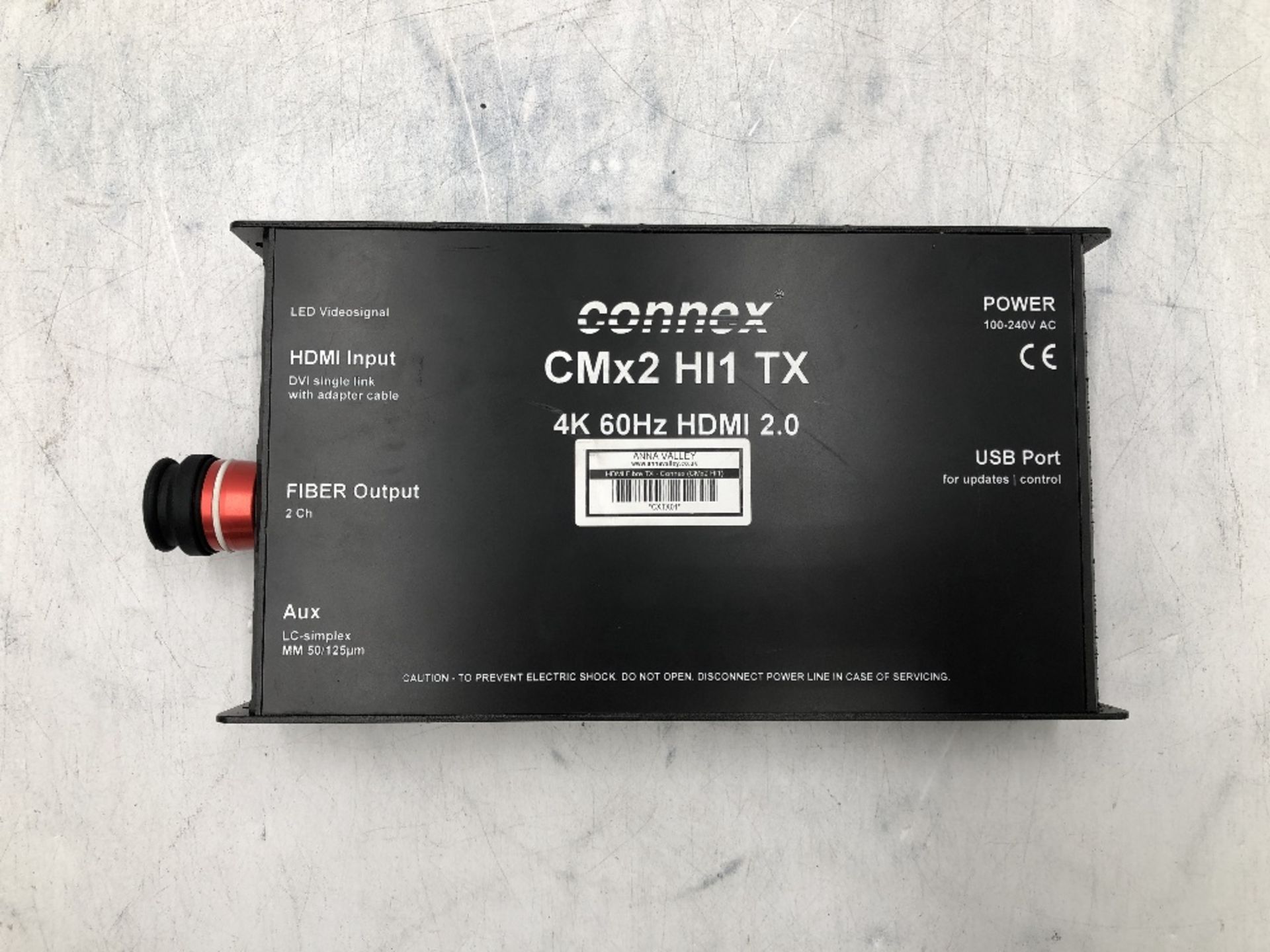 Connex CMx2 HI1 HDMI Fibre TX And Connex CMx2 HI1 HDMI Fibre RX With 13amp True 1 Powercon Cable - Image 7 of 11