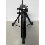 Manfrotto 504HD Tripod Head and 546B Tripod with Carbon Fibre Legs with Manfrotto Carry Case