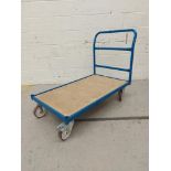 Flatbed Mobile Warehouse Trolley