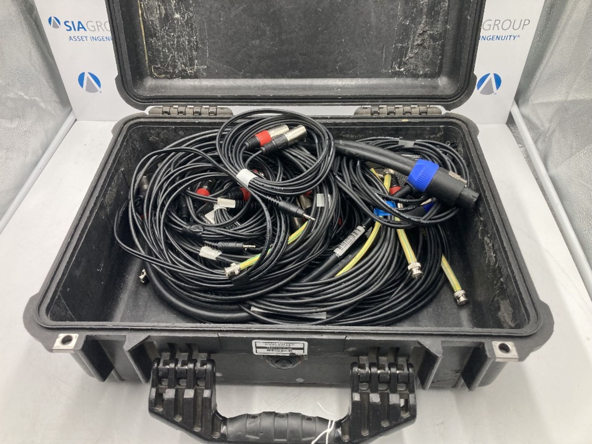 Various Audio Cables & Peli Case - Image 2 of 4