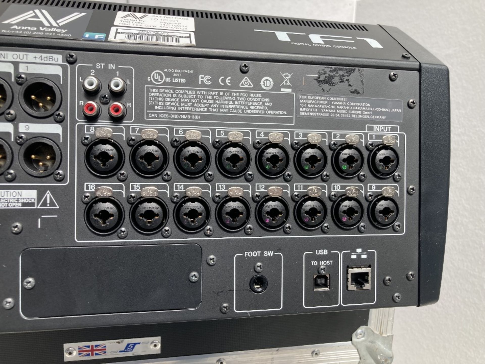 Yamaha TF1 Digital Mixing Console & Heavy Duty Flight Case - Image 10 of 12