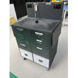 Mobile Workstation with Power Connection & In-Built Sockets