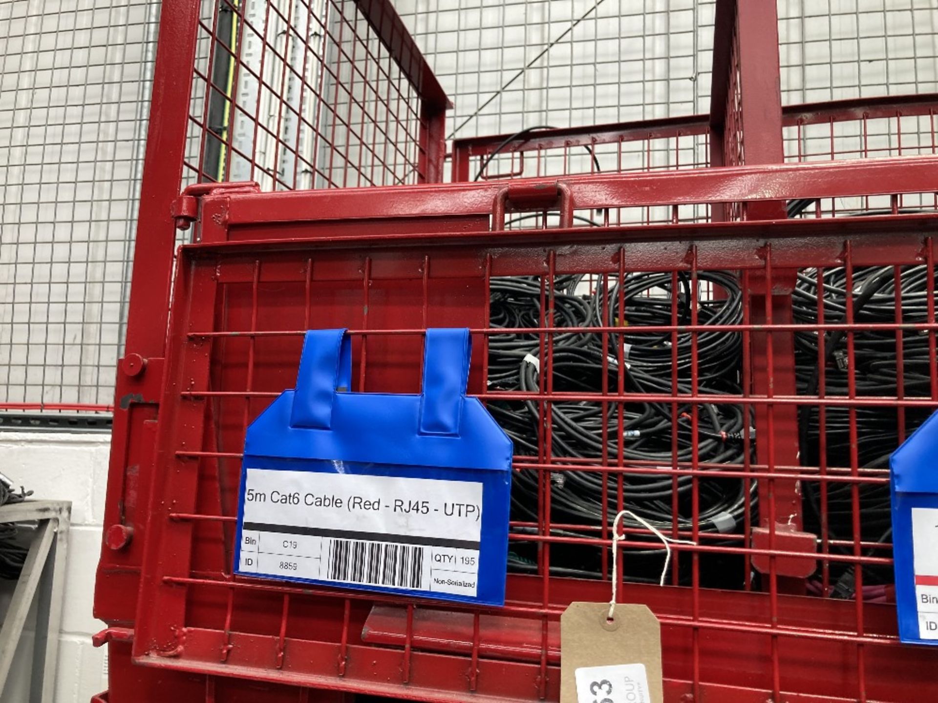 Large Quantity of 5m Cat6 Cable (Red-RJ45-UTP) & Large Quantity of 10m Cat6 Cable (Red-RJ45-UTP) - Image 5 of 5