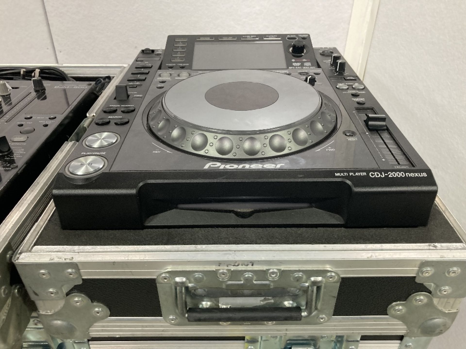 (2) Pioneer CDJ-2000NXS Nexus DJ Decks, Pioneer DJM-800 Nexus DJ Mixer & Heavy Duty Flight Cases - Image 12 of 15