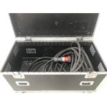 Euro Tour Grade 4ft Mobile Cable Trunk With Contents 30m 63/3ph Cable