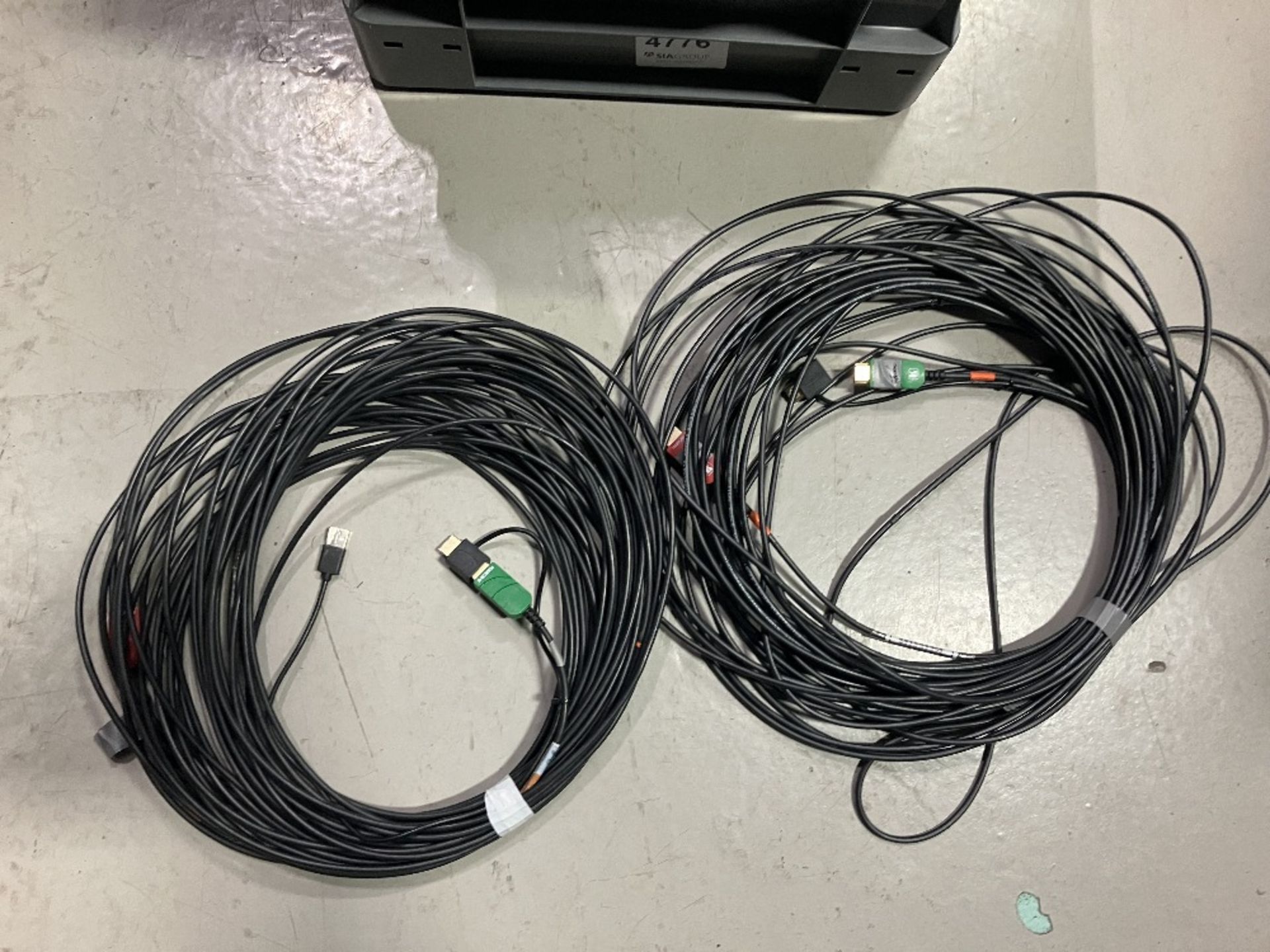 (2) 30m HDMI 2.0 Fibre Cables With Plastic Lin Bin - Image 2 of 5