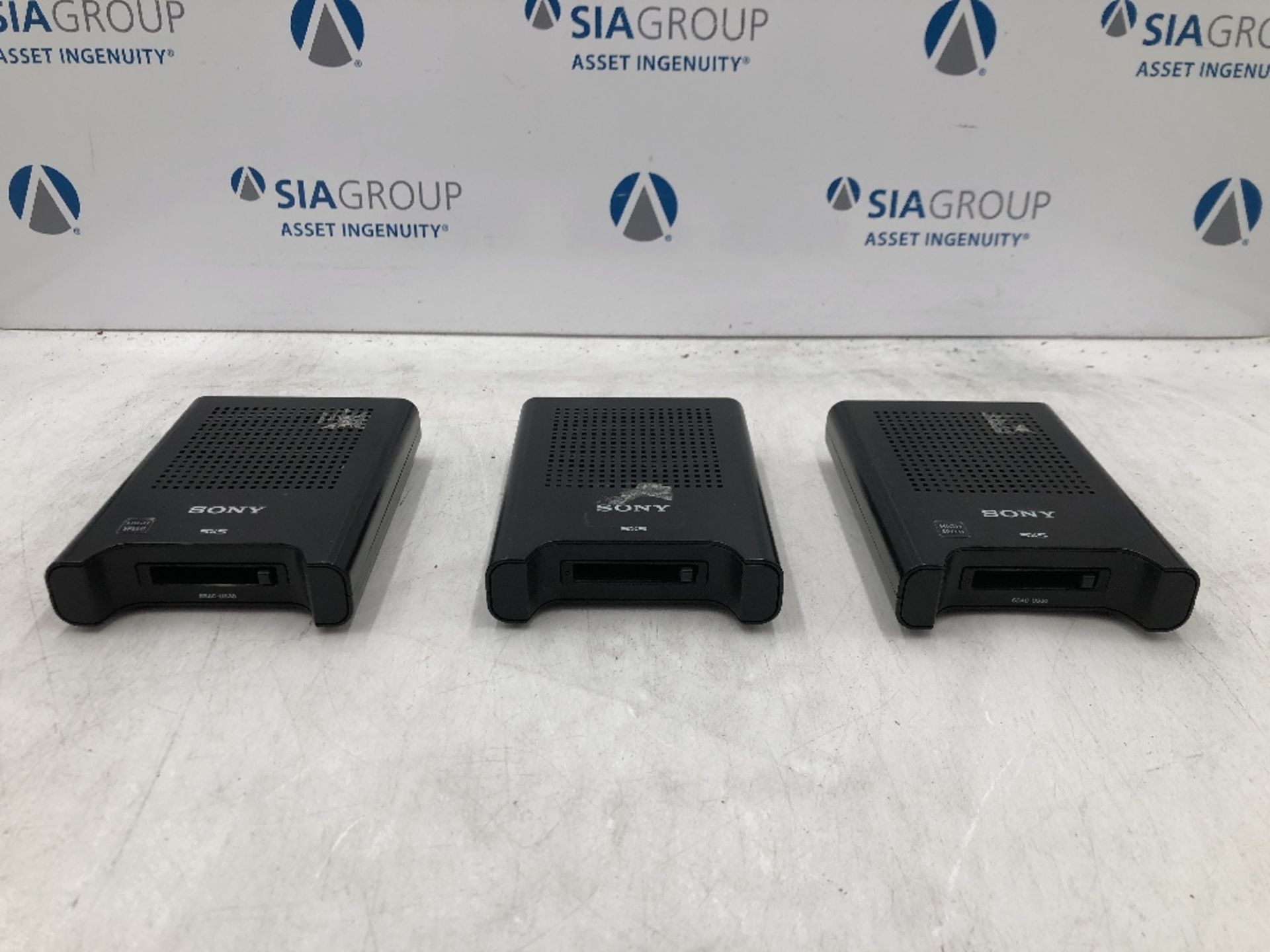 (3) Sony SBAC-US20 SxS Memory Card USB Reader