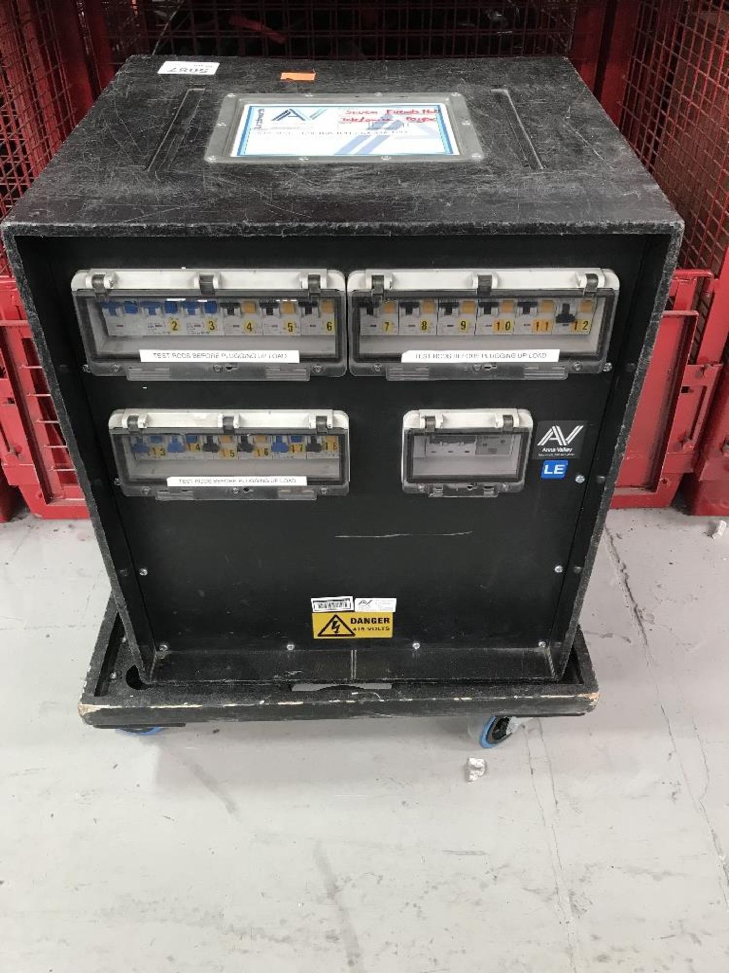 63amp Power Distribution Unit With Mountable Trolley